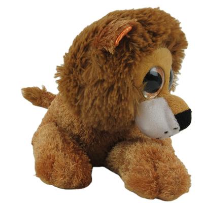 China Lovely Lion Stuffed Toy Stuffed Wild Animal Lion Stuffed Posture Toys/Gift With Big Eyes for sale