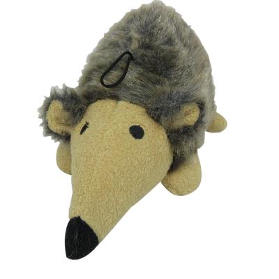 China Dog Toy Hedgehog With Squeakers Plush Sustainable Dog Chew Toy Squeaky Toys for sale