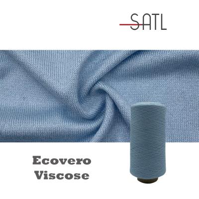 China Sustainable Idea Moisture-wicking Ecovero Certificate 2/29nm 47% EcoVero Viscose 30% 16% Cotton 7% Nylon Woolen Yarn For Knitting for sale