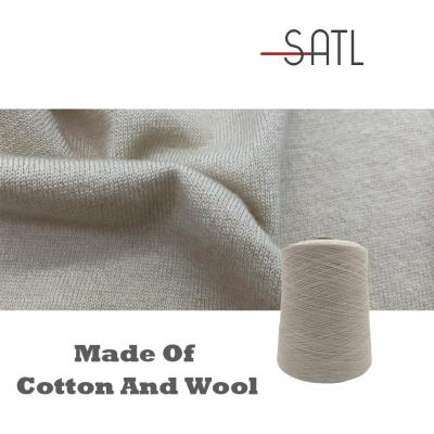 China Anti-bacteria Grade Cheap Wool (19.5Micron) 50% Cotton Home Textile 2/30nm 50% Organic Yarn With Good Warmth for sale