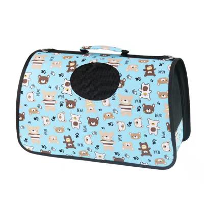 China Stored Pet Travel Carrier Ventilated Comfortable Design with Safety Features for Dog and Cat Outdoor Bag for sale