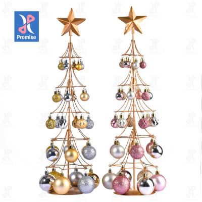 China Eco - Friendly Christmas Ornament Decoration Clear Plastic Christmas Promise Ball With Light And Cap for sale