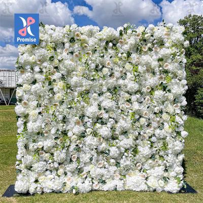 China Natural Contact Promise Factory Supply Backdrop Decoration Hanging Wall Wedding Artificial Flowers Flower Wholesale for sale