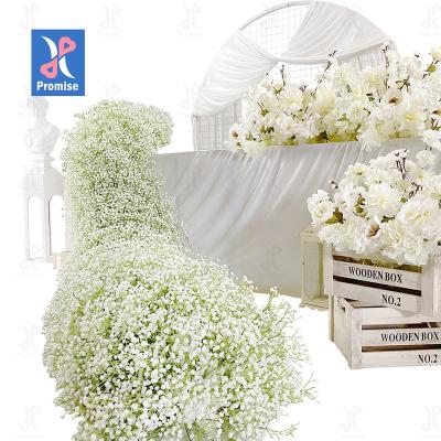 China Promise New Design Natural Touch Gypsophila Flower Hanging Runner For Wedding Decoration for sale