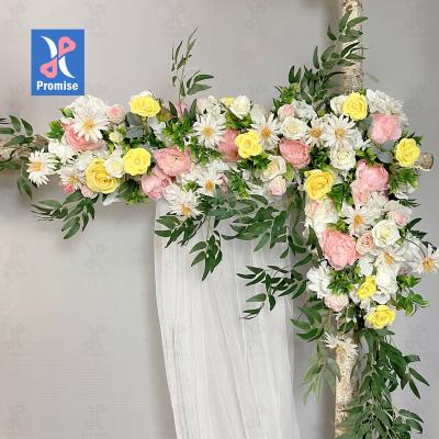 China Natural hot decorative foam strip aisle foam wedding party sales promise contact table runner floral table runner for sale