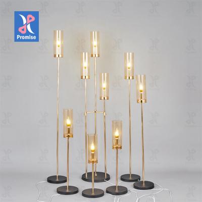 China Eco-friendly Promise Wedding Walkway Stands Pillar Road Guide LED Lights For Wedding Party Event Decoration for sale