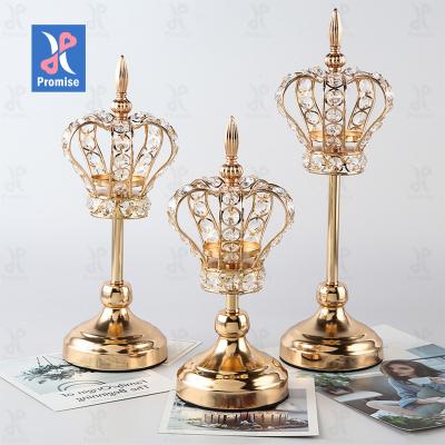 China Luxury Eco-Friendly Promise Metal Candle Holder Sticks Wax Wedding Glass Event Candles Container Cylinder Party Decor Candle Jars Home for sale