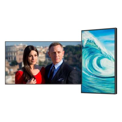 China 46 Inch 4K Indoor High Quality Super Slim Full View Angle Smart Energy Saving Mounted Window Digital Signage for sale