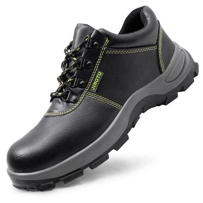 China GUYISA Brand Steel Toe Safety Shoes Soft Whip Construction Worksite Wear Resistant Solid Anti-puncture Soles Material Steel Toe Safety Shoe for sale