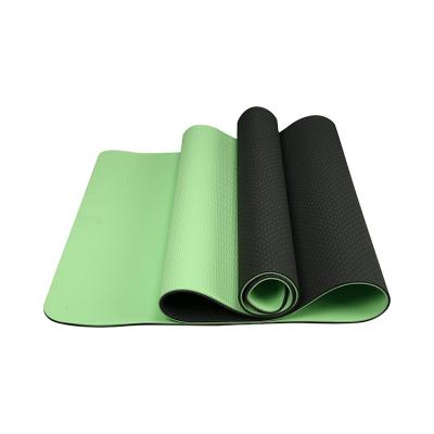 China Custom Logo 6Mm Pilates Gymnastics Folding Fitness Gym Workout Home Custom Gym Yoga Mat Organic Eco Friendly Best Exercise Mat for sale