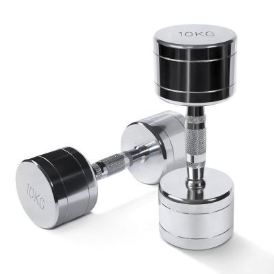 China Dumbbell Home Fitness Equipment Universal Steel Plating Dumbbells Set for sale