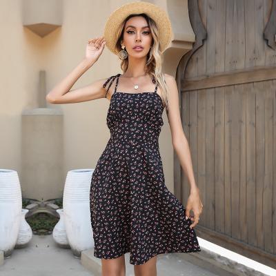 China Sleeveless Bohemian One Piece Dresses Anti-Static Floral Design Ladies Sunbathing Mandala Print Womens Slip Midi Dress for sale