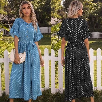 China Women Clothing Anti-Static OEM Factory Customized Vestidos Manufacturer Women Summer High Quality Dress Fashionable Female Dress for sale