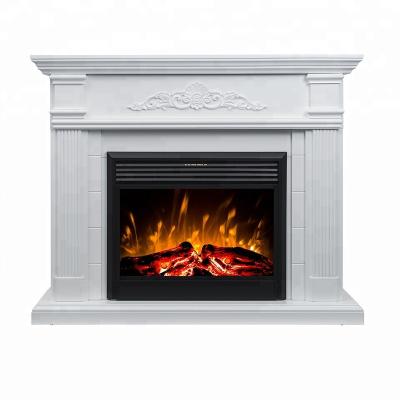 China Good Household Artistic Electric Fireplace With MDF Mantel for sale