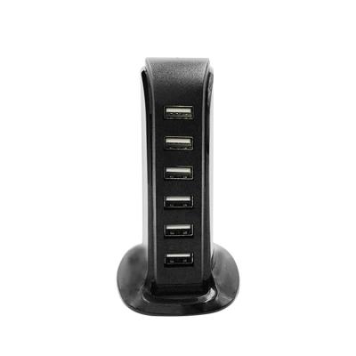 China Universal Factory Direct Wholesale 30w Usb Charging Station 6 Usb Mobile Phone Charger Multifunctional Station for sale