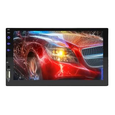 China Multi-Language Support 7 Inch Dual Din HD Backing Stunning Aid Car Mp5 Player With Big Screen for sale