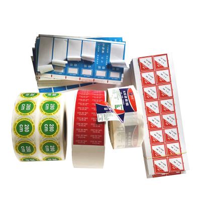 China Waterproof 2023 Vinyl Waterproof Customized Sticker Roll adhesive labels Customized stickers Label for sale