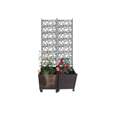 China Easily Assembled Customized Large Planter Horticulture Support Screen Plant Box for sale