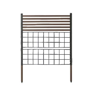 China Decorative Easy Installation Lattice Fence Screen Courtyard Exterior Portable Garden Screen Panels for sale