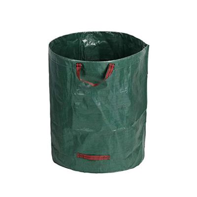 China Reusable High Quality Collapsible Waterproof Plastic Garden Lawn Trash Sack Garden Leaf Waste Bag Garden Trash Bag for sale