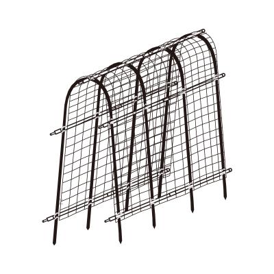 China Easy Viable Garden Flower Metal Trellis For Sale for sale