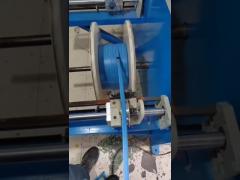 Flat wire loop forming machine