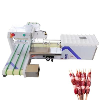 China Automatic shish kebab machine skewer machine beef skewer machine mutton satay filleting machine for sale