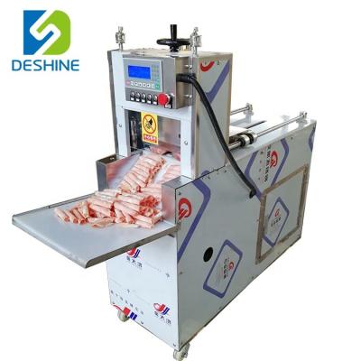 China Frozen Pork Beef Mutton Pork Bacon Slicing Machine Mutton Bun Machine Pork Belly Meat Slicer for sale