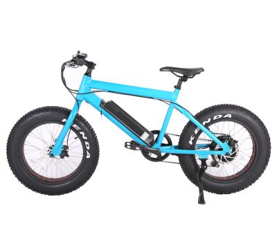 China BAOGL/electric bicycle 48V 500W Bafang fat bike standard motor mountain 20 inch aluminum alloy frame for sale