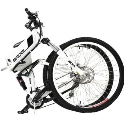 China Hot Selling Standard 26 Inch Foldable Full Suspension Electric MTB EBIKE With 36V 10AH Hidden Battery for sale