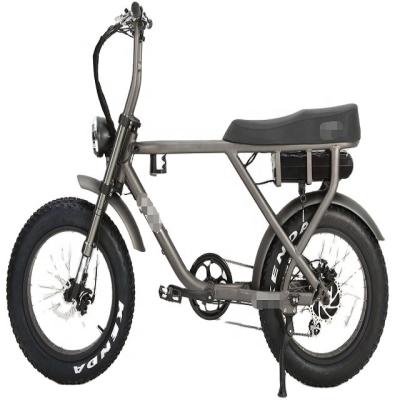 China 2020 new model aluminum alloy electric bike 48V750W 48V1000W fat tire electric ebike aluminum tire cruiser for sale