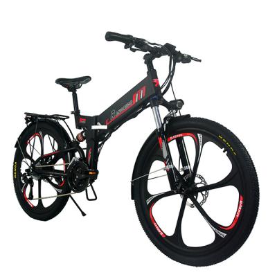 China Aluminum alloy 26 inch high carbon steel mountain bike mtb electric bicycle for men 27 speed mountain bike with foldable for sale