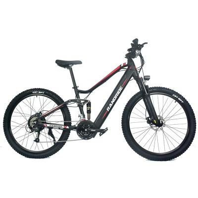 China Full suspension aluminum alloy mountain bike SHIMANO disc brake mountain ebike 500W electric motor electric bikes for adult for sale