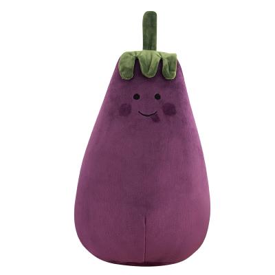 China Plush Customized Funny Lovely Eggplant Plush Toy Vegetable Stuffed Gifts For Kids Plush Toy for sale