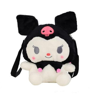 China Hot sale gift fashion Kuromi plush bag kids bag animal soft handbag cute cartoon bags for sale