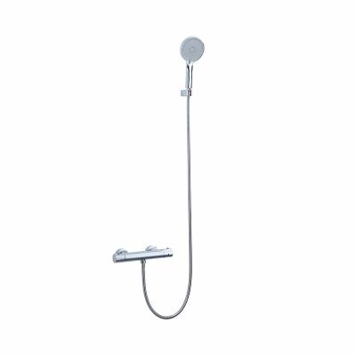 China Without Slide Bar Industrial Durable Wall Mount Bath Thermostatic Hand Shower Faucet for sale