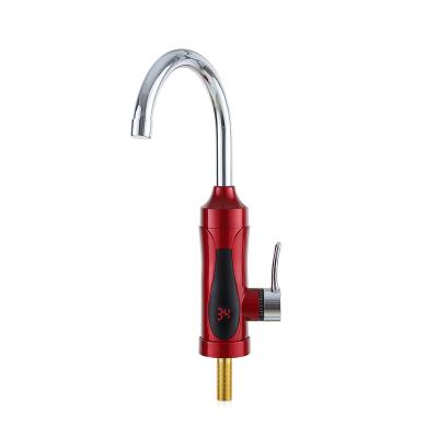 China New Electric Faucets Deck-Mounted Led Display Instant Electric Water Heater Faucet for sale