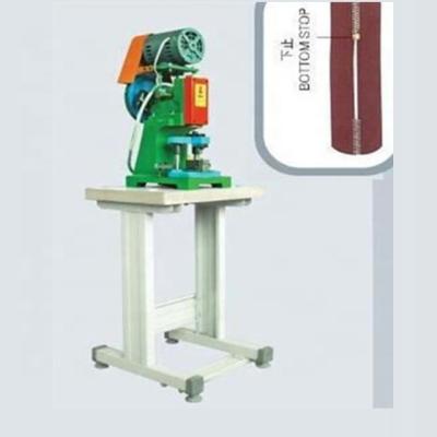 China Garment Shops Y Teeth Manual Metal Zipper Bottom Stopper Machine for sale