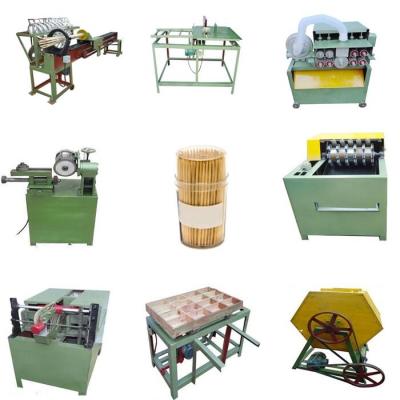 China Wooden Toopicks Toothpick Product / Bamboo Toothpick Making Machine for sale