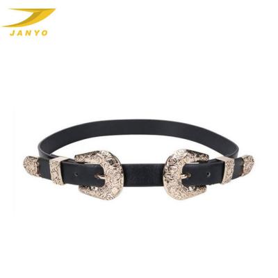 China Fashion Vintage Retro Fashion Leather Belts For Women Lady for sale