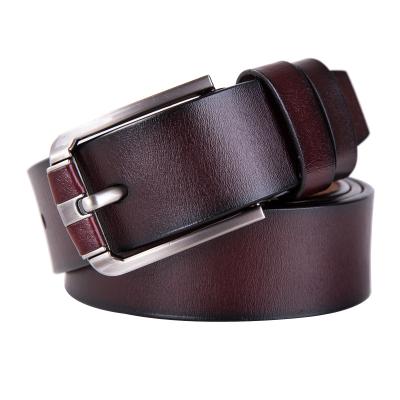 China Genuine Leather Men's Belts 100% Split Leather Men's Pin Buckle Belt Whips Casual Factory Direct Sales for sale