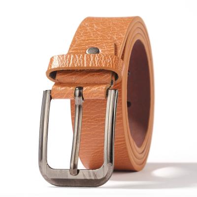 China Genuine Leather Buckle Alloy Style Men's Genuine Leather Belt Business Casual Material for sale