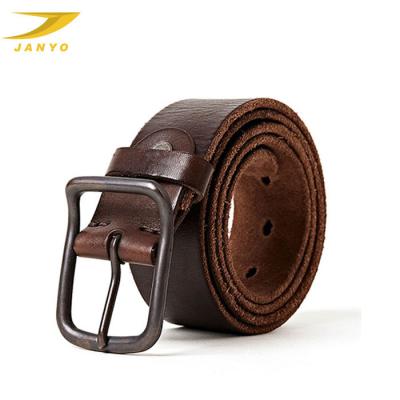 China Italian high-grade cowhide leather belt for men, handcrafted men's leather belt for sale