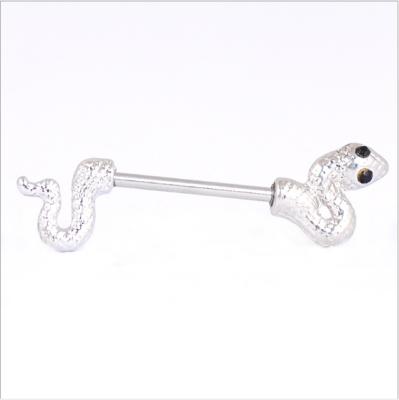 China Stainless Steel Punk Fast Delivery Body Jewelry Nipple Bar Piercing Ring for sale