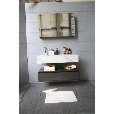 China Factory Price Traditional Wholesale White Furniture Floating Bathroom Vanity for sale