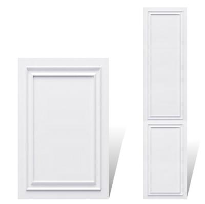 China Modern American Sideboard Door MDF PVC Film Wardrobe Door for sale