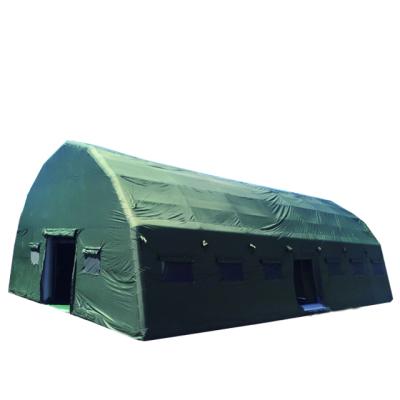 China Strong Air Disaster Relief Portable Waterproof Inflatable Army Tent Used Police Armed Rescue Inflatable Tent for sale