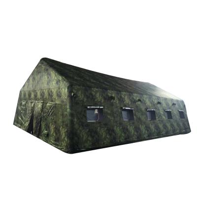 China Customizable Customized Air Sealed Camouflage Military Used Large Inflatable Tent For Relife for sale