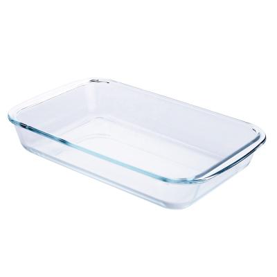 China Sustainable High Quality Rectangular Heat Resistant Borosilicate 1.5L Tempered Glass Bakeware Mold for sale