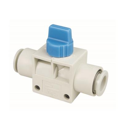 China Material of construction shops type vhk series hand valve plastic switch tube fittings SMC standard type quick fit pneumatic for sale